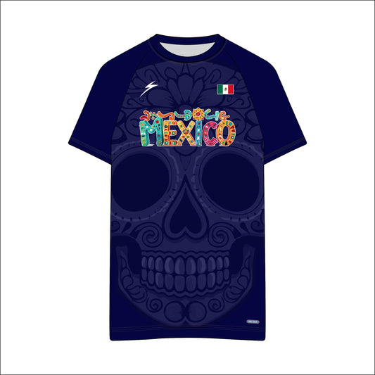 Playera Running Pro MÉXICO (Calavera)